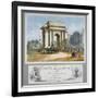 Hyde Park Corner, London, C1835-William Spooner-Framed Giclee Print