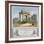 Hyde Park Corner, London, C1835-William Spooner-Framed Giclee Print