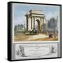 Hyde Park Corner, London, C1835-William Spooner-Framed Stretched Canvas