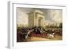 Hyde Park Corner, London-James Pollard-Framed Giclee Print