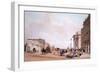 Hyde Park Corner, Looking Down Piccadilly, from 'London as it Is Drawn from Nature' 1842-Thomas Shotter Boys-Framed Giclee Print