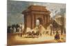 Hyde Park Corner, Westminster, London, C1835-W Spooner-Mounted Giclee Print