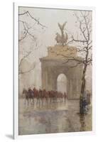 Hyde Park Corner, with Household Cavalry, 1918-Rose Maynard Barton-Framed Giclee Print