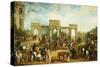 Hyde Park Corner-John Junior Ferneley-Stretched Canvas