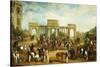 Hyde Park Corner-John Junior Ferneley-Stretched Canvas