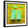 Hyde Park Deck Chairs, London-Tosh-Framed Art Print