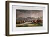 Hyde Park During a Military Review by Princess Alexandra, London, 1863-Day & Son-Framed Giclee Print