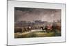 Hyde Park During a Military Review by Princess Alexandra, London, 1863-Day & Son-Mounted Giclee Print