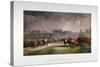 Hyde Park During a Military Review by Princess Alexandra, London, 1863-Day & Son-Stretched Canvas