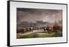 Hyde Park During a Military Review by Princess Alexandra, London, 1863-Day & Son-Framed Stretched Canvas