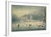 Hyde Park in the Snow, 1796-Edward Dayes-Framed Giclee Print