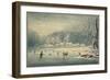 Hyde Park in the Snow, 1796-Edward Dayes-Framed Giclee Print