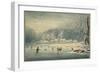 Hyde Park in the Snow, 1796-Edward Dayes-Framed Giclee Print