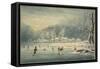 Hyde Park in the Snow, 1796-Edward Dayes-Framed Stretched Canvas