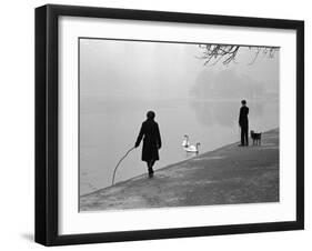 Hyde Park in Winter-Cornell Capa-Framed Photographic Print