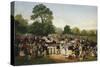 Hyde Park, London, England, Entrance of Queen Victoria-Thomas Musgrave Joy-Stretched Canvas