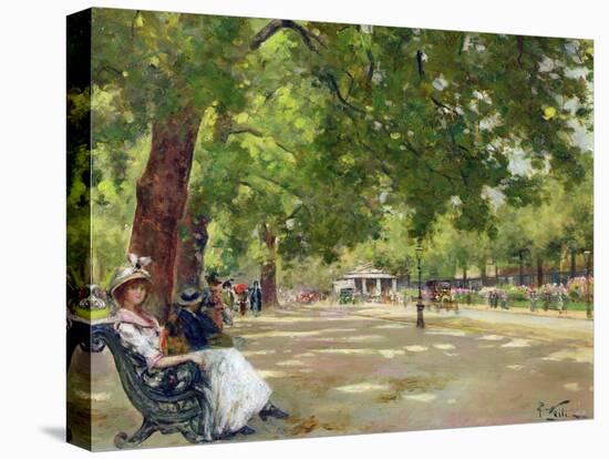 Hyde Park, London-Count Girolamo Pieri Nerli-Stretched Canvas