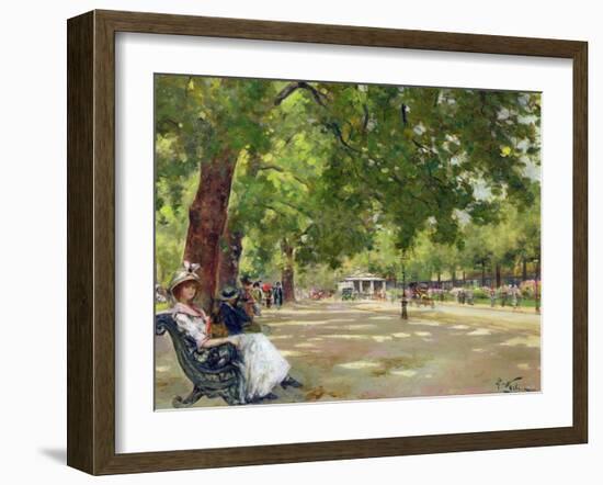 Hyde Park, London-Count Girolamo Pieri Nerli-Framed Giclee Print