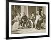 Hyde Park, New York. from Left: Mrs Roosevelt, King George Vi, Mrs James Roosevelt-null-Framed Giclee Print