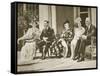 Hyde Park, New York. from Left: Mrs Roosevelt, King George Vi, Mrs James Roosevelt-null-Framed Stretched Canvas