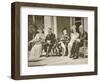Hyde Park, New York. from Left: Mrs Roosevelt, King George Vi, Mrs James Roosevelt-null-Framed Giclee Print