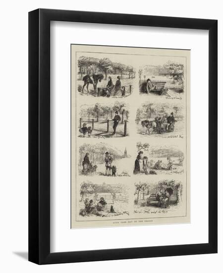 Hyde Park Out of the Season-null-Framed Premium Giclee Print