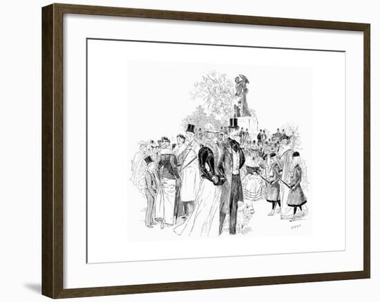 Hyde Park-null-Framed Giclee Print