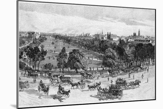 Hyde Park-null-Mounted Art Print