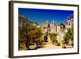 Hyde Street - Downtown - San Francisco - Californie - United States-Philippe Hugonnard-Framed Photographic Print