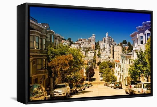 Hyde Street - Downtown - San Francisco - Californie - United States-Philippe Hugonnard-Framed Stretched Canvas