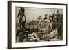 Hyder Ali at Conjeveram, 1780, Illustration from 'Hutchinson's Story of the British Nation', C.1923-Richard Caton Woodville II-Framed Giclee Print