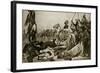 Hyder Ali at Conjeveram, 1780, Illustration from 'Hutchinson's Story of the British Nation', C.1923-Richard Caton Woodville II-Framed Giclee Print