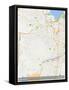 Hyderabad, India Map-null-Framed Stretched Canvas