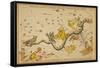 Hydra and Surrounding Constellations, 1825-Science Source-Framed Stretched Canvas