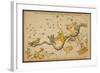 Hydra and Surrounding Constellations, 1825-Science Source-Framed Giclee Print