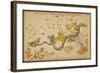 Hydra and Surrounding Constellations, 1825-Science Source-Framed Giclee Print