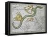 Hydra, from "A Celestial Atlas," Published in 1822-A. Jamieson-Framed Stretched Canvas