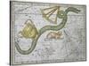 Hydra, from "A Celestial Atlas," Published in 1822-A. Jamieson-Stretched Canvas