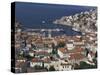 Hydra Port and Town, Hydra, Greek Islands, Greece, Europe-Charles Bowman-Stretched Canvas