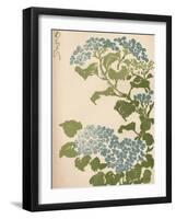 'Hydrangea', 1838-Ikeda Eisen-Framed Giclee Print