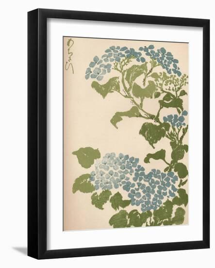 'Hydrangea', 1838-Ikeda Eisen-Framed Giclee Print