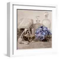 Hydrangea and Atomizer-Julie Greenwood-Framed Art Print