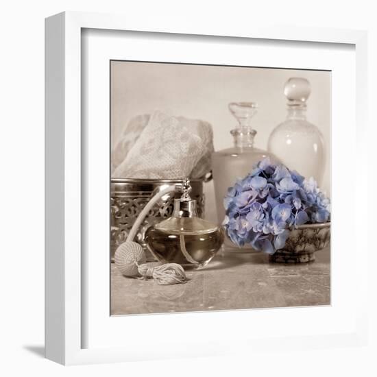 Hydrangea and Atomizer-Julie Greenwood-Framed Art Print