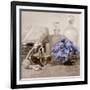 Hydrangea and Atomizer-Julie Greenwood-Framed Art Print