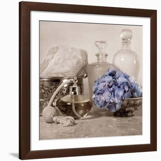 Hydrangea and Atomizer-Julie Greenwood-Framed Art Print