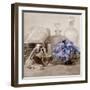 Hydrangea and Atomizer-Julie Greenwood-Framed Premium Giclee Print