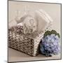 Hydrangea and Basket 2-Julie Greenwood-Mounted Art Print