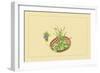 Hydrangea and Daylily-Sofu Teshigahara-Framed Premium Giclee Print