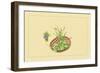 Hydrangea and Daylily-Sofu Teshigahara-Framed Art Print