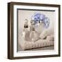 Hydrangea and Towel-Julie Greenwood-Framed Art Print